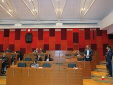 Una foto della seduta del Consiglio