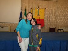 Una targa per la campionessa europea juniores di Judo Susy Scutto
