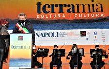 Una foto della marcia di Libera