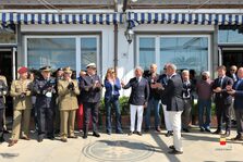 Una foto della inaugurazione della gara velica