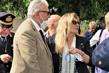 Una foto delle celebrazioni in ricordo del giudice Falcone a piazza Municipio