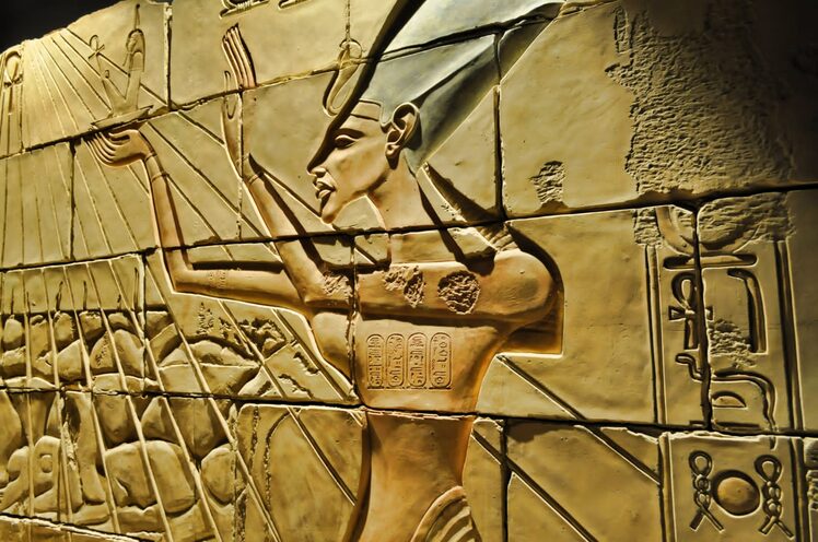 Una riproduzione della mostra