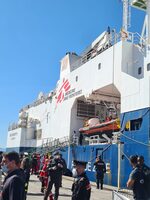 Accolta nel porto di Napoli la nave Geo Barents