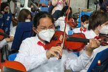 Una foto delle celebrazioni in ricordo del giudice Falcone a piazza Municipio