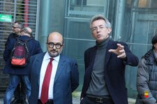 Aa Palazzo Fuga sopralluogo congiunto del Ministro della Cultura Sangiuliano con il Sindaco Manfredi