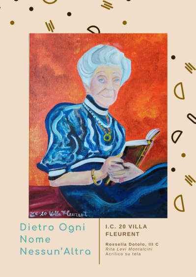 Rossella Dotolo, III C Rita Levi Montalcini Acrilico su tela