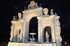 Torna a risplendere la Fontana del Gigante, detta anche dell'Immacolatella