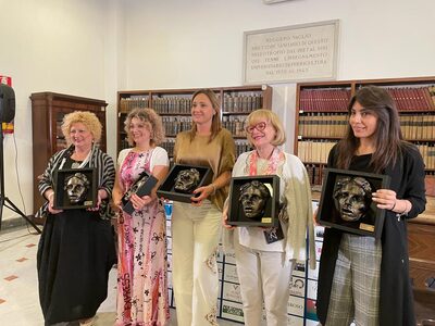 Un momento della premiazione