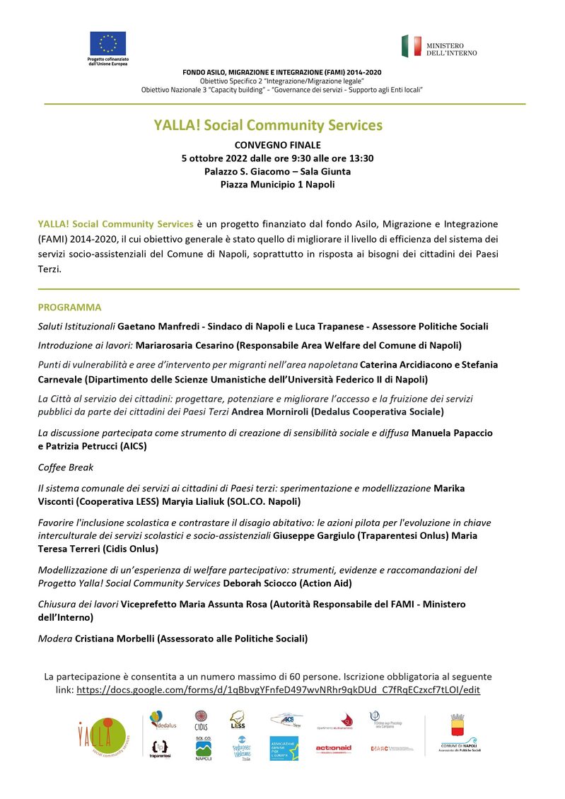 Locandina del convegno