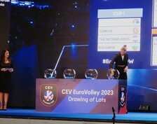 A Napoli e in mondovisione il sorteggio per la composizione delle pool dei Campionati Europei Femminili e Maschili 2023 di pallavolo