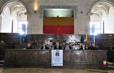 Un momento della cerimonia al Maschio Angioino