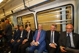 Corsa inaugurale della Linea 6 della Metropolitana