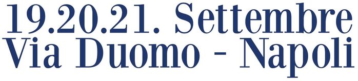 19, 20 e 21 settembre 2013 - via Duomo, Napoli