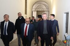 Aa Palazzo Fuga sopralluogo congiunto del Ministro della Cultura Sangiuliano con il Sindaco Manfredi