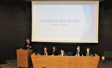 Una foto dell'incontro al Mann