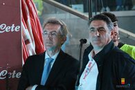 Il Sindaco alla festa per lo scudetto allo stadio Maradona