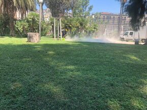 Villa Comunale, nuovi interventi su aiuole e parte il recupero di otto statue