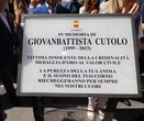 Ripristinata la targa per Giovanbattista Cutolo