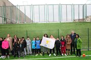 Inaugurato un campetto di calcio per le ragazze e i ragazzi del rione Amicizia 