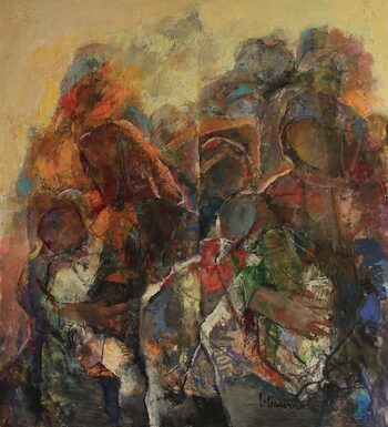 Un'opera dell'artista