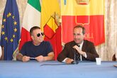 Presentazione del concerto di Franco Ricciardi allo stadio Maradona