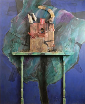 Un'opera dell'artista