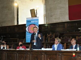 La presentazione di "Vedi Napoli e poi torni" al Maschio Angioino