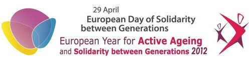 Logo Anno Europeo dell'invecchiamento attivo e della solidarietà tra generazioni