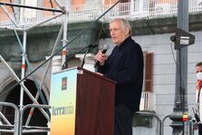 Una foto della marcia di Libera