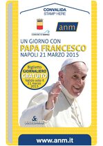 Biglietto celebrativo per Papa Francesco 