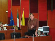 Una foto della seduta del Consiglio