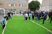 Inaugurato un campetto di calcio per le ragazze e i ragazzi del rione Amicizia 