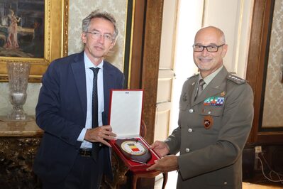 Il Sindaco ha ricevuto il Generale Vasco Angelotti, Capo di Stato Maggiore presso il Comando delle Forze armate Alleate di Napoli
