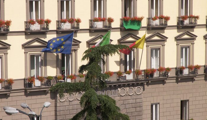 Facciata di palazzo San Giacomo