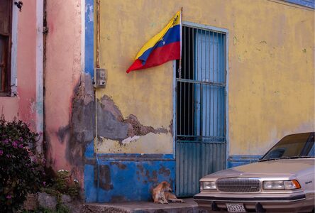 Una delle foto dell'artista