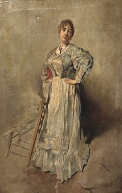 un'opera della mostra