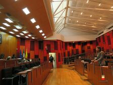 Una foto della seduta del Consiglio