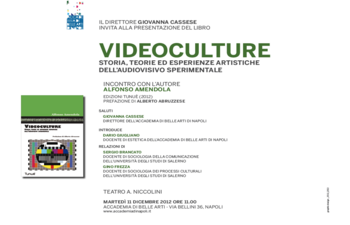 Presentazione del libro: "Videoculture"