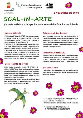 Locandina dell'iniziativa