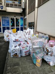 Consegna dei giocattoli per i bambini del Santobono - Pausilipon