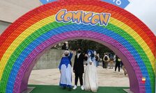 Una foto dal Comicon alla Mostra d'Oltremare