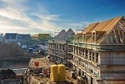 immagine di edifici in una città in costruzione 